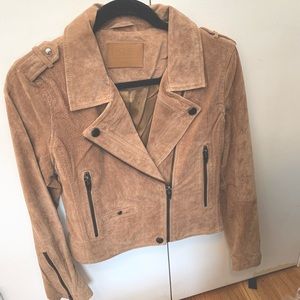 BlankNYC Suede Moto Jacket